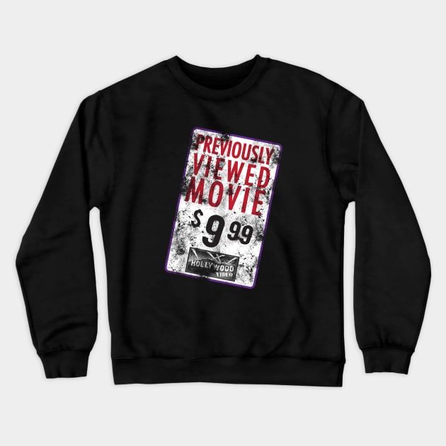 Movies From Hollywood Crewneck Sweatshirt by Awesome AG Designs